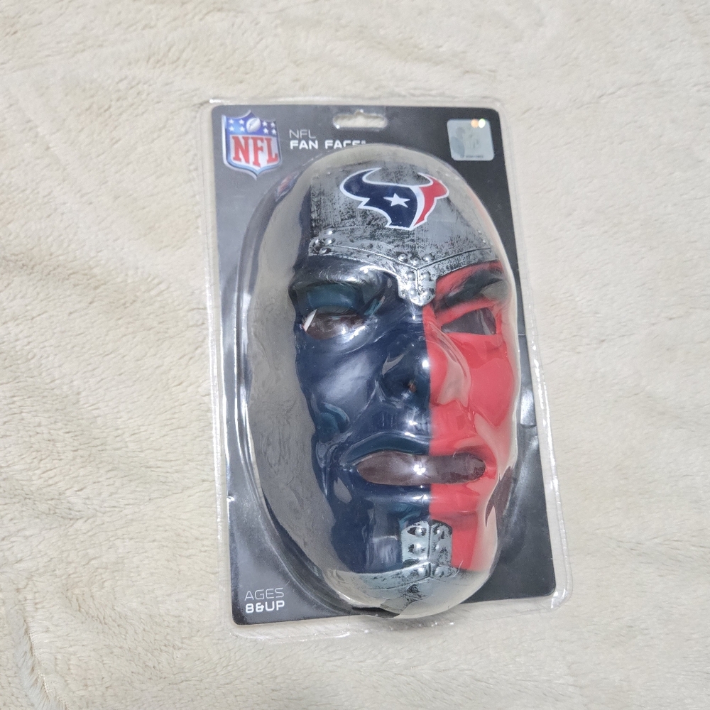 NFL Football Houston Texans Mask Fan Face Mask, OS  NEW